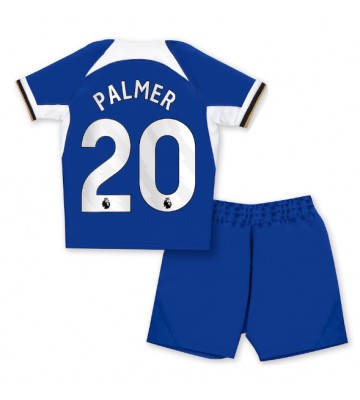 Chelsea Cole Palmer #20 Hjemmebanesæt Børn 2023-24 Kort ærmer (+ korte bukser)